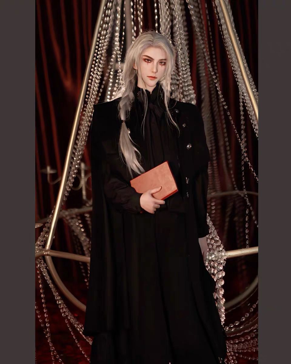 MOSiQ | Day of the Dead  Monarch Black Cloak Costume Cos Japanese Dark