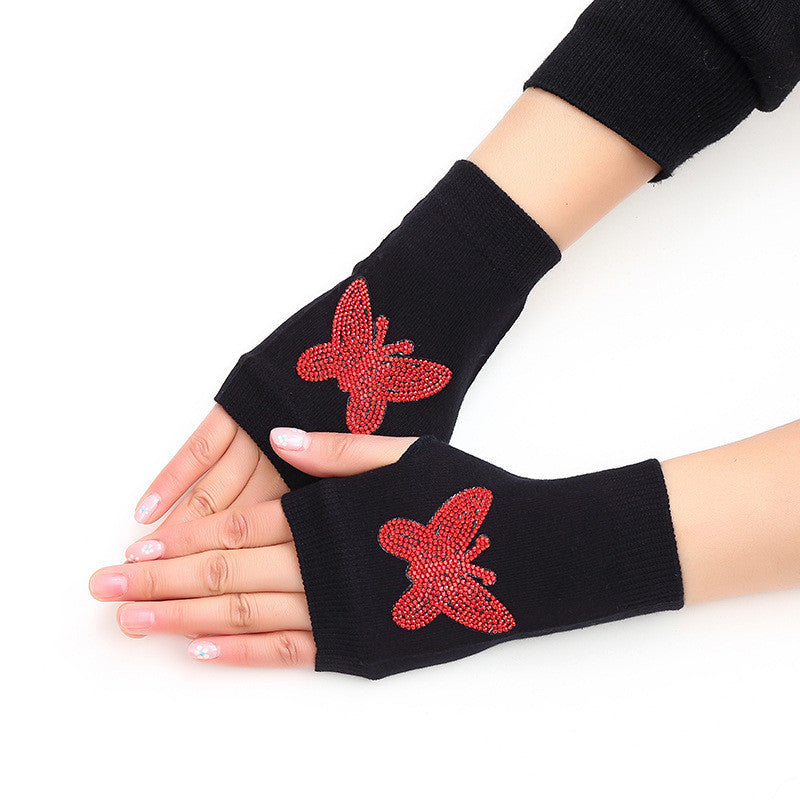 MOSiQ | Day of the Dead Cotton Gloves Elastic Small Gloves Leak