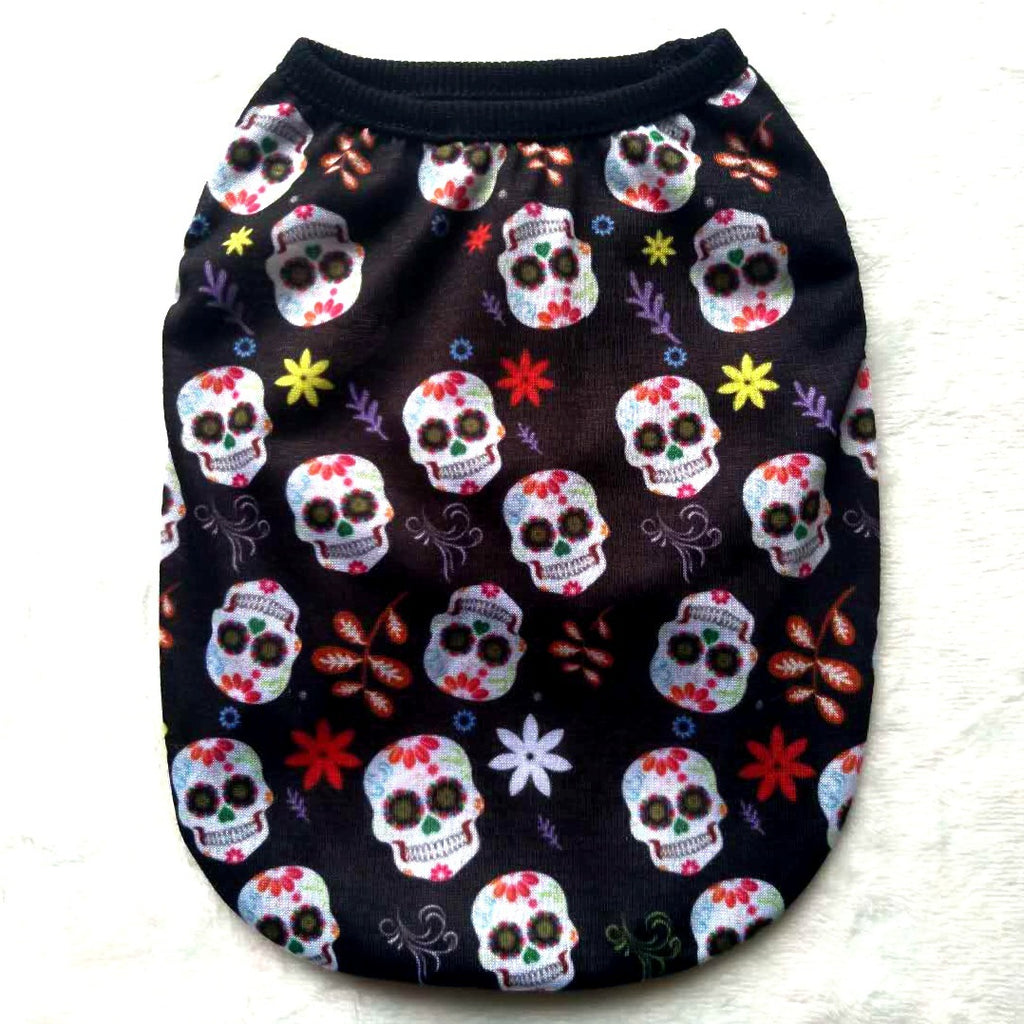MOSiQ | Day of the Dead  Pet Clothes Skull Halloween Supplies