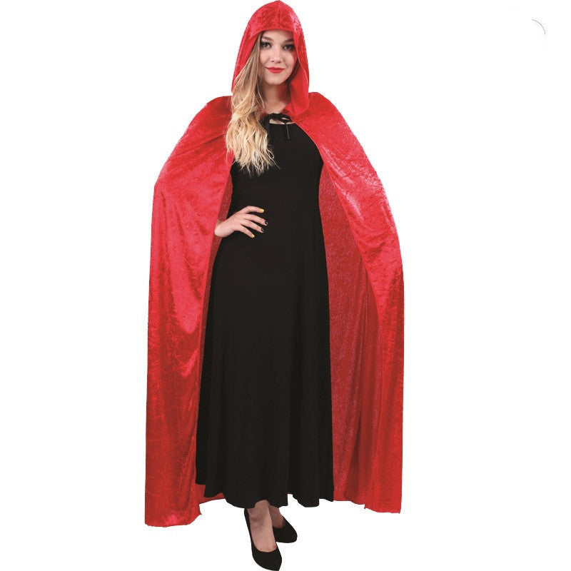 MOSiQ | Day of the Dead  Women's Gold Velvet Cape Cloak