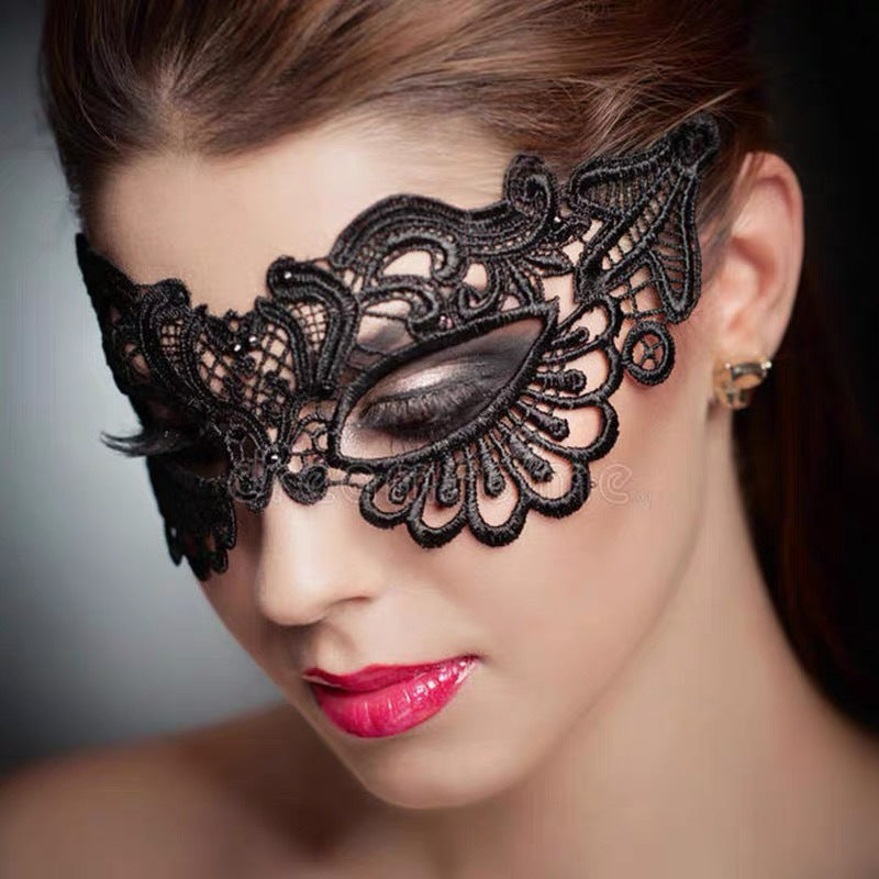 MOSiQ | Day of the DeadHalloween Adult Princess Masquerade Golden Lace Mask Bronzing Half Face Eye Mask For Women