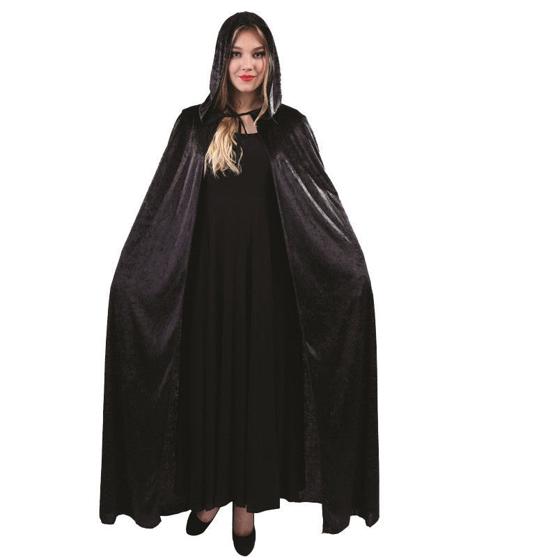 MOSiQ | Day of the Dead  Women's Gold Velvet Cape Cloak