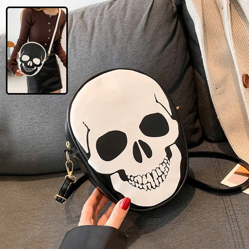 MOSiC | Day of the Dead  Halloween Skull Shoulder Bag Personality Funny Messenger Bag Kids Couples Outdoor Small Phone Bag For Women