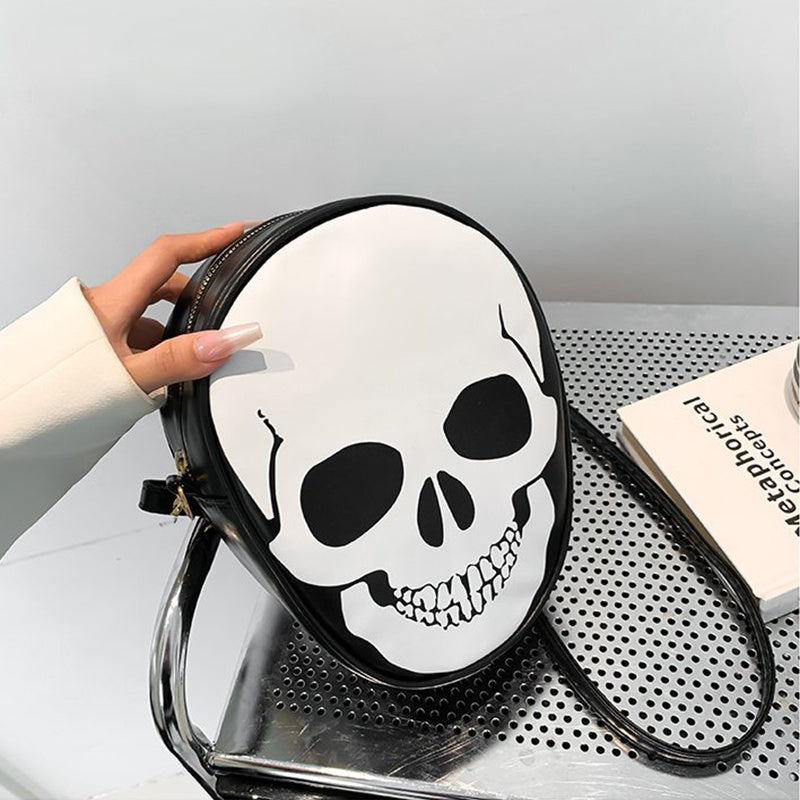 MOSiC | Day of the Dead  Halloween Skull Shoulder Bag Personality Funny Messenger Bag Kids Couples Outdoor Small Phone Bag For Women