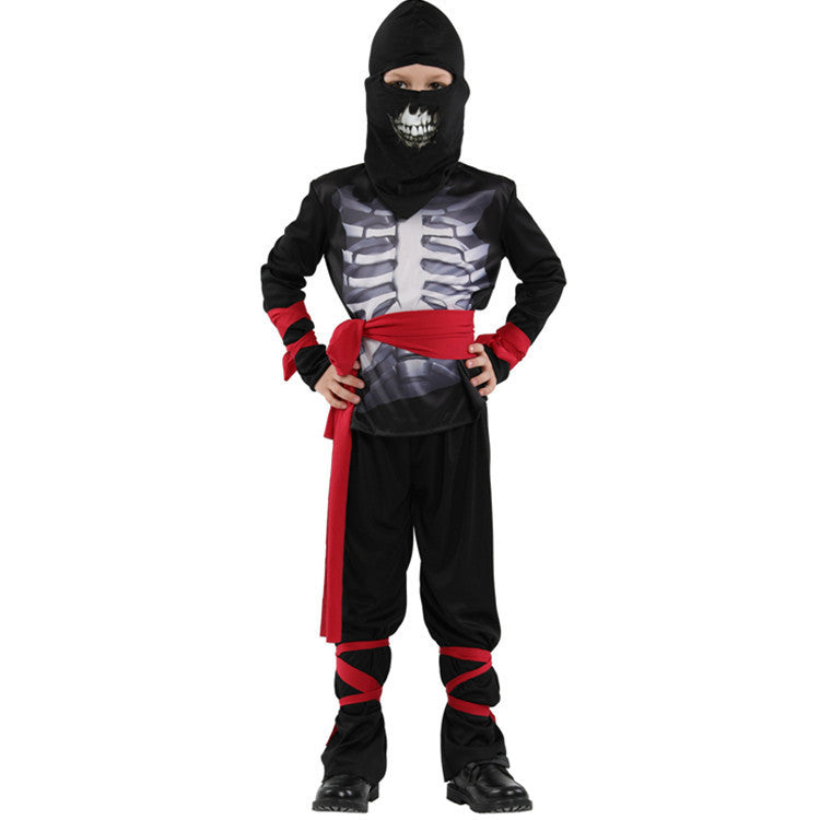 MOSiQ | Day of the Dead  Children's Little Boy Costume Carnival Costumes Magic Play B- 0192 Skull