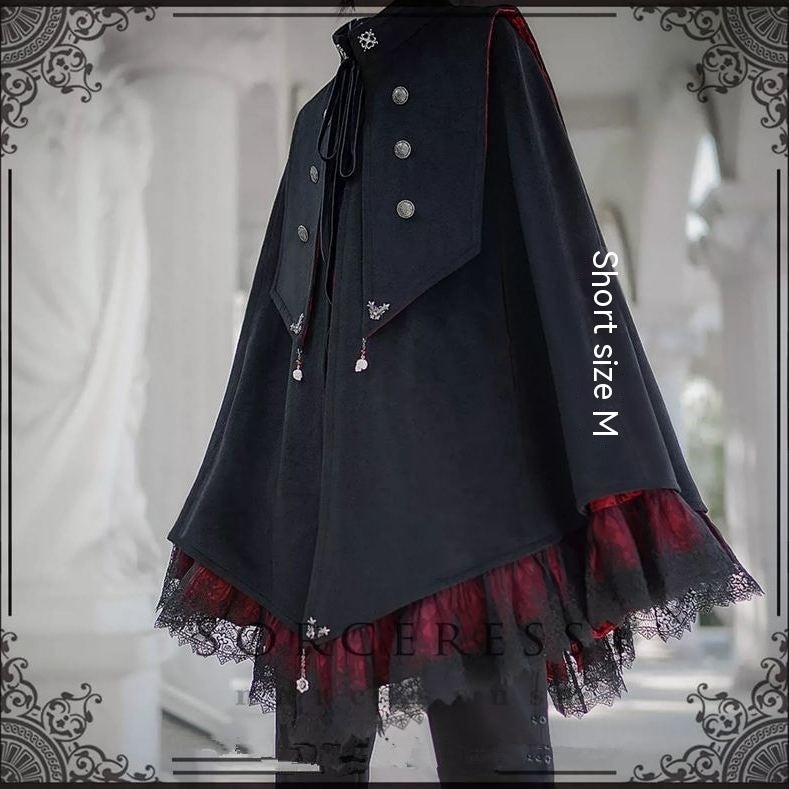 MOSiQ | Day of the Dead  Monarch Black Cloak Costume Cos Japanese Dark